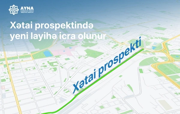 Xətai prospektində 316 avtomobillik parklanma yeri təşkil olunur