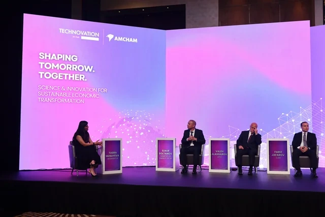 Azərbaycanın iqtisadi gələcəyi və enerji keçidi "Technovation by PMI" forumunda müzakirə olundu - FOTO