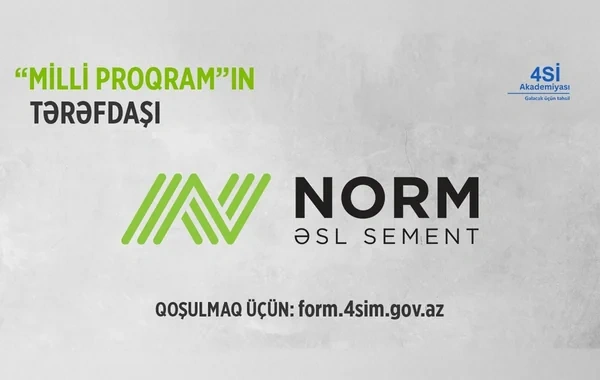 "Norm" "4Sİ Akademiyası - Milli Proqram"ın yeni mərhələsinin tərəfdaşıdır