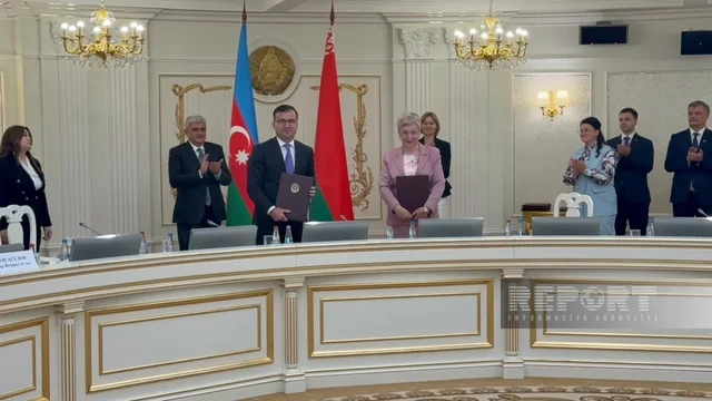 Minskdə Azərbaycan və Belarus arasında mühüm sənədlər imzalandı