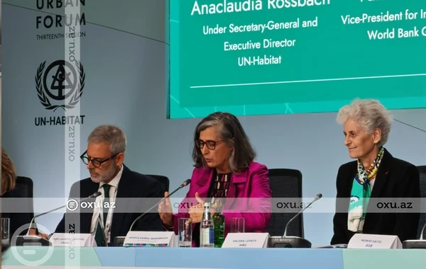"UN-Habitat"ın baş direktoru: "İnkişaf bankları olmadan dövrümüzün çətinlikləri ilə bacara bilmərik"