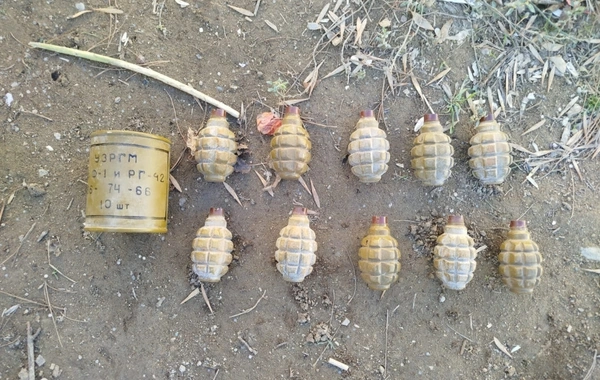 Bakıda on ədəd qumbara tapıldı