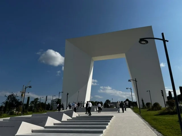 Şuşa Qlobal Media Forumunun iştirakçıları Xankəndi və Xocalıda - FOTO