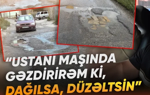 Dostluq küçəsində "çirkab düşmən": Sakinlər beziblər - VİDEO
