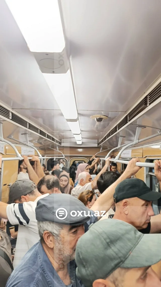 Bakı metrosunun işində yaranan problemin səbəbi açıqlandı - FOTO - VİDEO