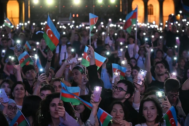 Bakıda Milli Qurtuluş Gününə həsr olunan bayram konserti keçirilib - VİDEO