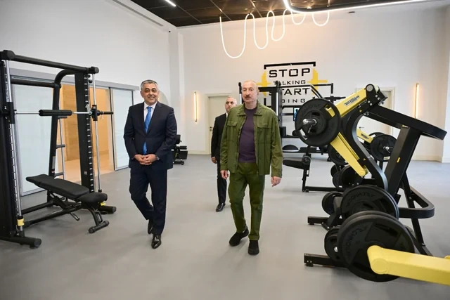Prezident "Xankəndi" hotelinin açılışında iştirak edib - FOTO