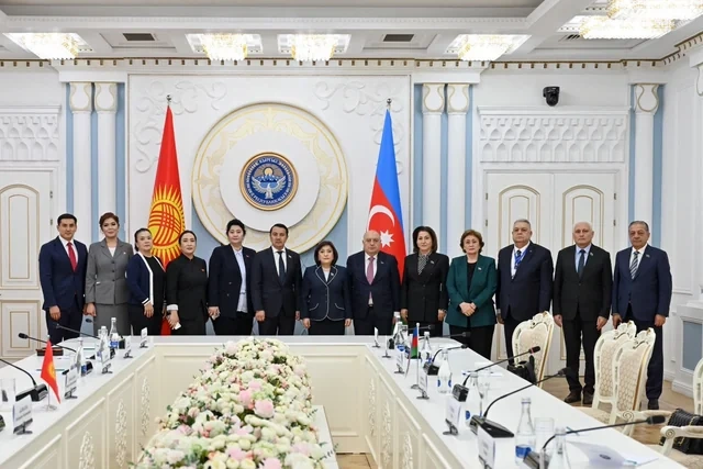 Sahibə Qafarova Qırğızıstan parlamentinin sədri ilə görüşüb