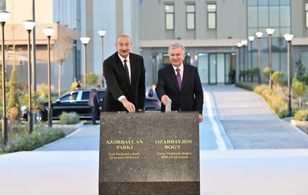Yeni Daşkənd şəhərində "Azərbaycan" parkının təməli qoyulub - FOTO