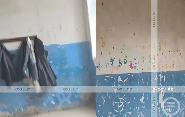 Tovuz məktəbində acınacaqlı vəziyyət: Divarlar dağılır, döşəmə yararsızdır