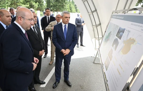 Əlaqələndirmə Qərargahının iclasının iştirakçıları Ağdərə şəhərinin Baş planı ilə tanış olublar - FOTO