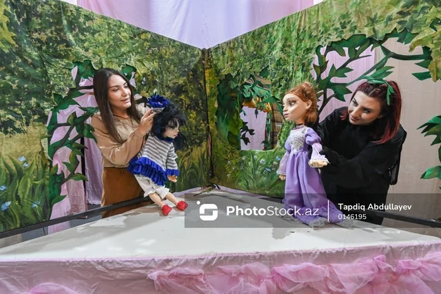 Uşaqların dünyasından incəsənətə gedən yol: Kukla Teatrından FOTOREPORTAJ