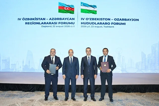 Özbəkistan-Azərbaycan Regionlararası Forumu keçirilib - FOTO