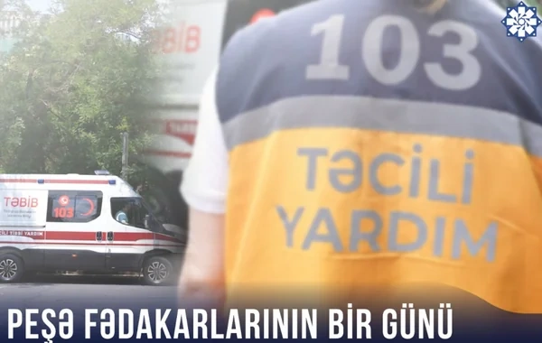 "Peşə fədakarlarının bir günü": Təcili tibbi yardım əməkdaşlarının iş prosesi - VİDEO