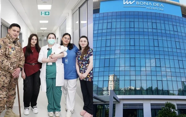 "Liv Bona Dea" Hospitalında qazi ailəsinə həyat bəxş edilib