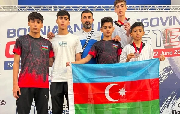 Beynəlxalq turnirdə möhtəşəm nəticə: İdmançılarımız yeddi dəfə fəxri kürsüyə qalxdılar - FOTO