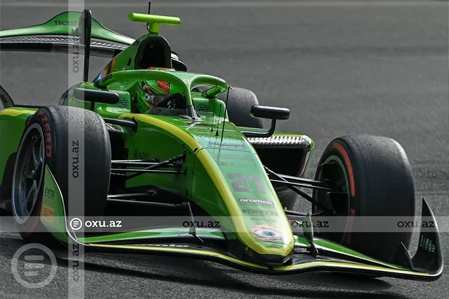 "Formula-2" üzrə Azərbaycan Qran-prisində qaliblər mükafatlandırıldılar - FOTO