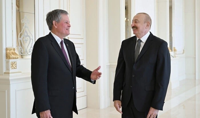 Prezident Stiv Deynsi qəbul etdi - Foto