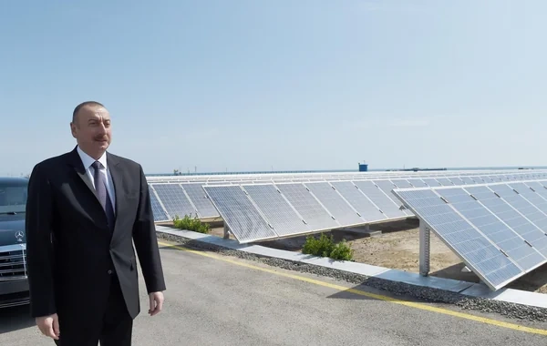 İlham Əliyev: "Günəş elektrik enerjisinin istehsalı üçün Azərbaycan ərazisində ən əlverişli məkan Naxçıvandır"