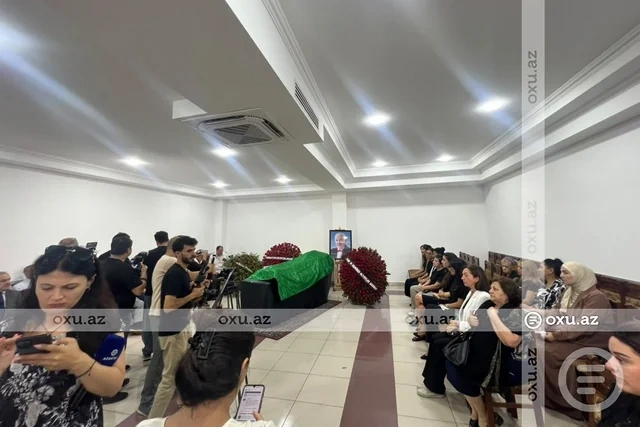 Xalq artisti Tofiq Bakıxanovla vida mərasimi keçirilir - FOTO - VİDEO