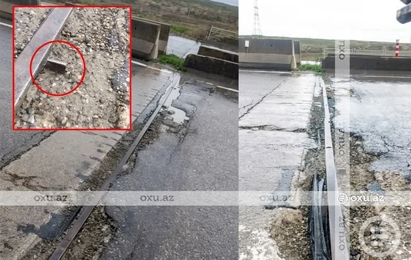Bakı-Quba avtomobil yolunda TƏHLÜKƏLİ VƏZİYYƏT - FOTO - VİDEO