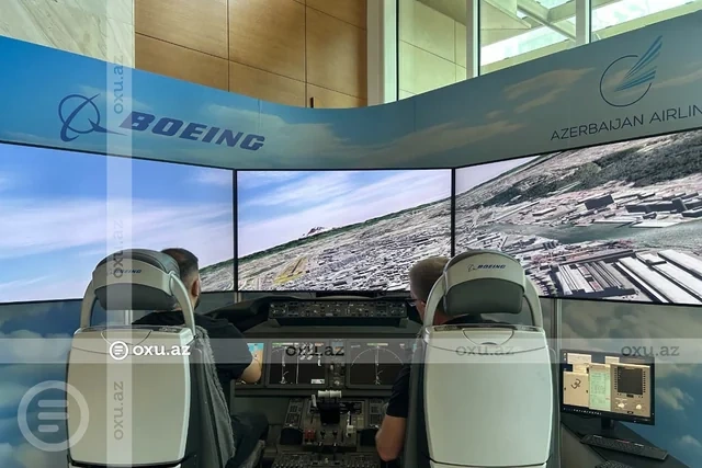 Azərbaycan Hava Yolları vətəndaşlara pilot həyəcanı yaşatdı - FOTO