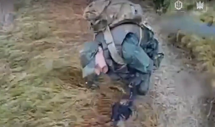 Ukrayna dronları 40 rusiyalı hərbçini belə məhv etdi - Video