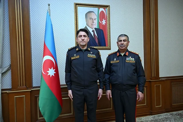 Zakir Həsənov yeni generallara rütbələrini təqdim etdi - FOTO