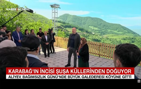 İlham Əliyevin Böyük Qaladərəsində sakinlərlə səmimi söhbəti: "Haber Global"ın reportajı - VİDEO