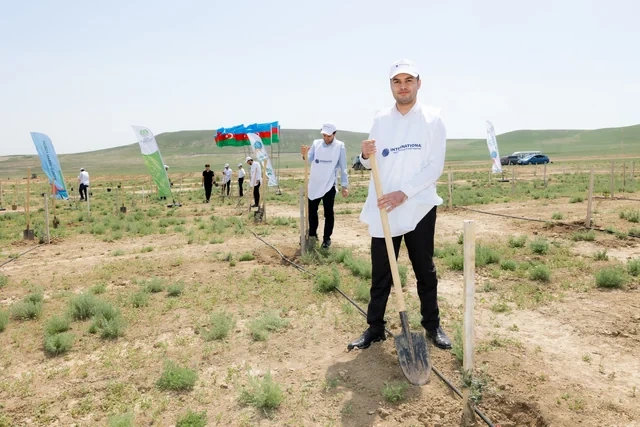 BOKT "International" ASC Ulu Öndərin xatirəsinə həsr edilmiş ağacəkmə aksiyası keçirib - FOTO