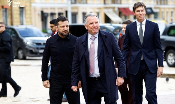 Vladimir Zelenski Stiv Uitkoffla görüşdü