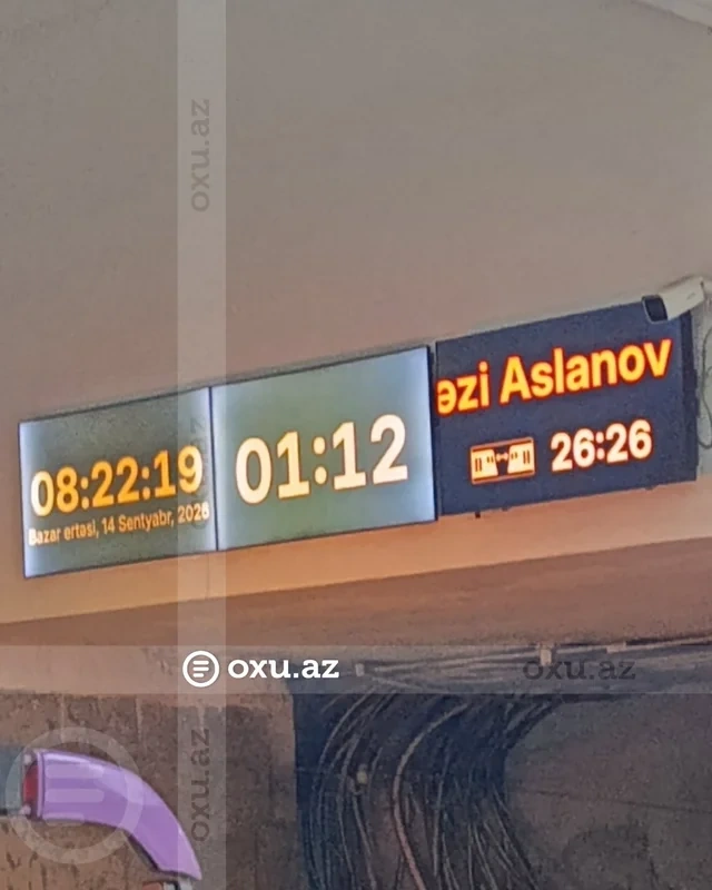 Bakı metrosunun işində yaranan problemin səbəbi açıqlandı - FOTO - VİDEO