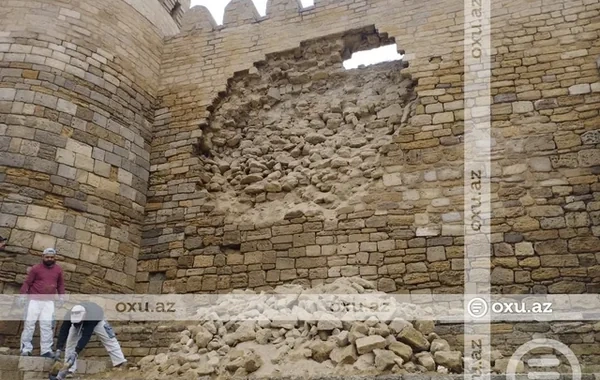 İçərişəhərdə qala divarlarında aşınma təkrarlana bilər - RƏSMİ