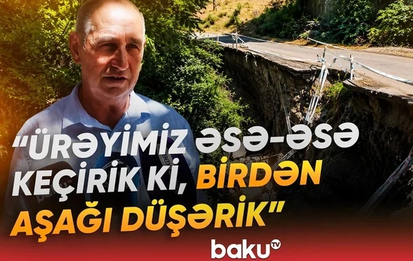 "Hər gün qorxa-qorxa keçirik" - Beş kəndi rayon mərkəzi ilə birləşdirən körpü TƏHLÜKƏ SAÇIR - VİDEO