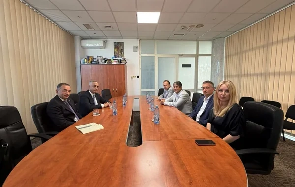 Elçin Yusubov Qarabağ bölgəsinin Rumıniya regionları ilə əlaqələrinin qurulmasını müzakirə edib - Foto