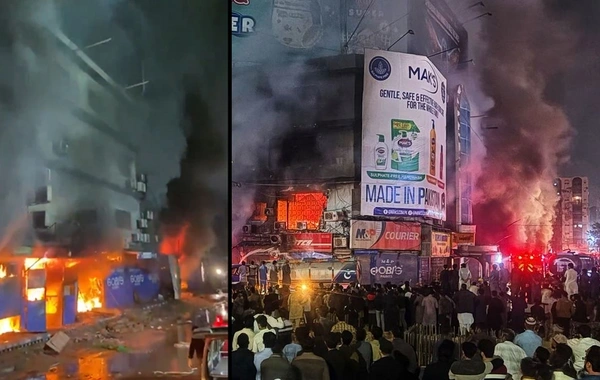 Pakistanda baş verən yanğında ölənlərin sayı artıb