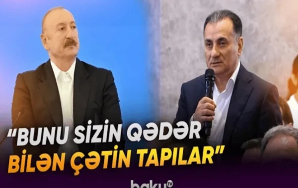 Prezident İlham Əliyev Mir Şahin Ağayevin sualını cavablandırdı: "Mənim müraciətim yalnız Azərbaycan xalqına ola bilər" - VİDEO
