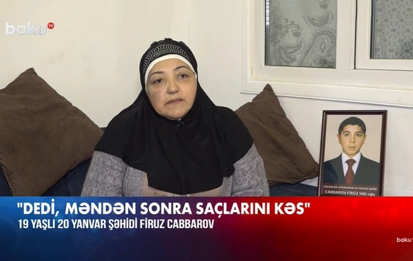 19 yaşlı 20 Yanvar şəhidinin faciəli taleyi: "Tankların arasında qalıb əzilmişdi"