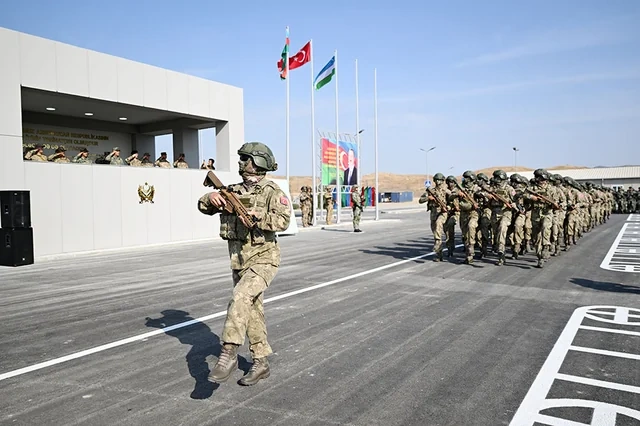 Xocavənddə Azərbaycan, Türkiyə və Özbəkistan birgə hərbi təlimlərinin açılış mərasimi olub - Foto - Video