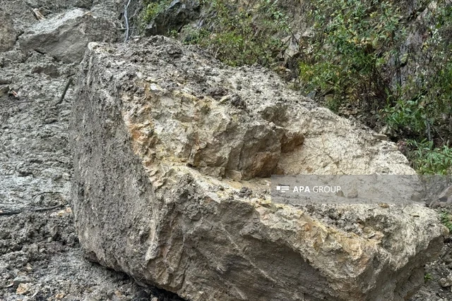 Quba-Xınalıq yolunda yenidən torpaq sürüşməsi baş verib