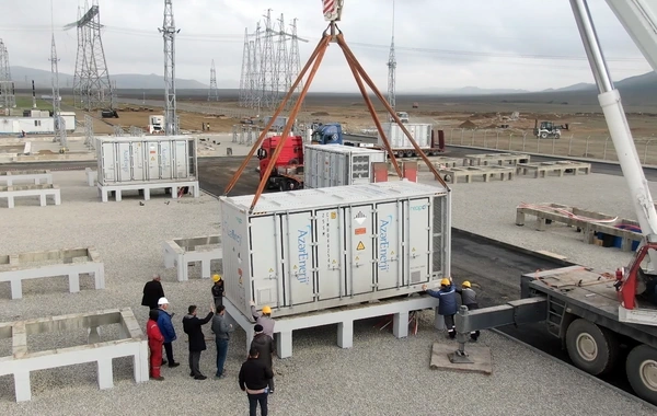 Azərbaycanda regionun ən iri batareya enerji saxlanc sistemlərinin qurulmasına başlanılıb