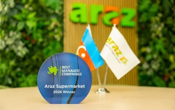 "Araz" supermarketlər şəbəkəsi "Best Managed Companies Azerbaijan 2026" müsabiqəsinin qalibi oldu