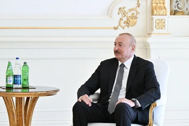 İlham Əliyev Məhəmməd Mustafanı qəbul edib - FOTO