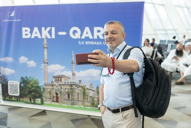 Bakıdan Qarsa ilk uçuş həyata keçirildi - FOTO - VİDEO