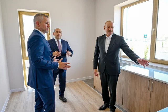 Azərbaycan və Slovakiya prezidentləri Ağdamın Baş Qərvənd kəndində görülən işlərlə tanış olublar - FOTO - VİDEO