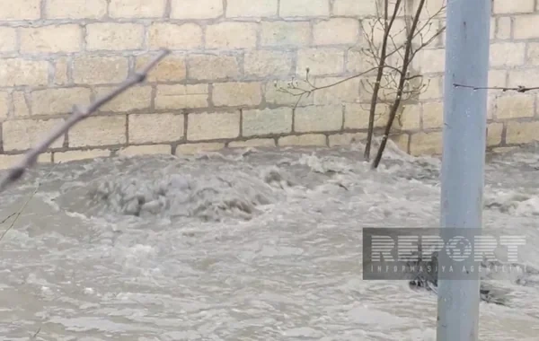 Qubada kanalizasiya borusu tutuldu, evləri çirkab su basdı - FOTO