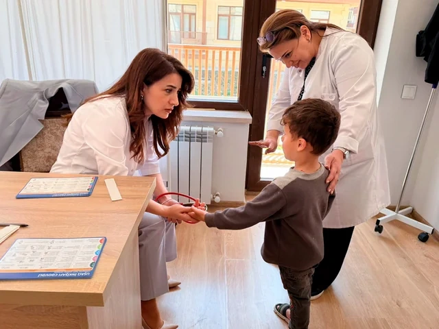 Cəbrayılda qadın və uşaqlara tibbi dəstək: Səhiyyə Nazirliyi sağlamlıq aksiyası keçirdi - FOTO