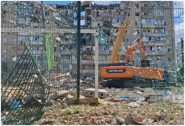 Kiyev Rusiyanın növbəti raket hücumundan sonra - FOTOREPORTAJ