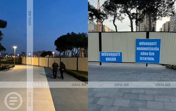 Bakının mərkəzində park ərazisində aparılan tikinti işləri NƏ İLƏ ƏLAQƏDARDIR? - VİDEO - FOTO