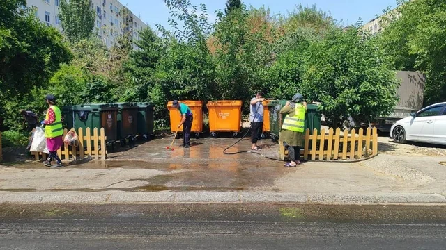 Bakıda böyük təmizlik - FOTO